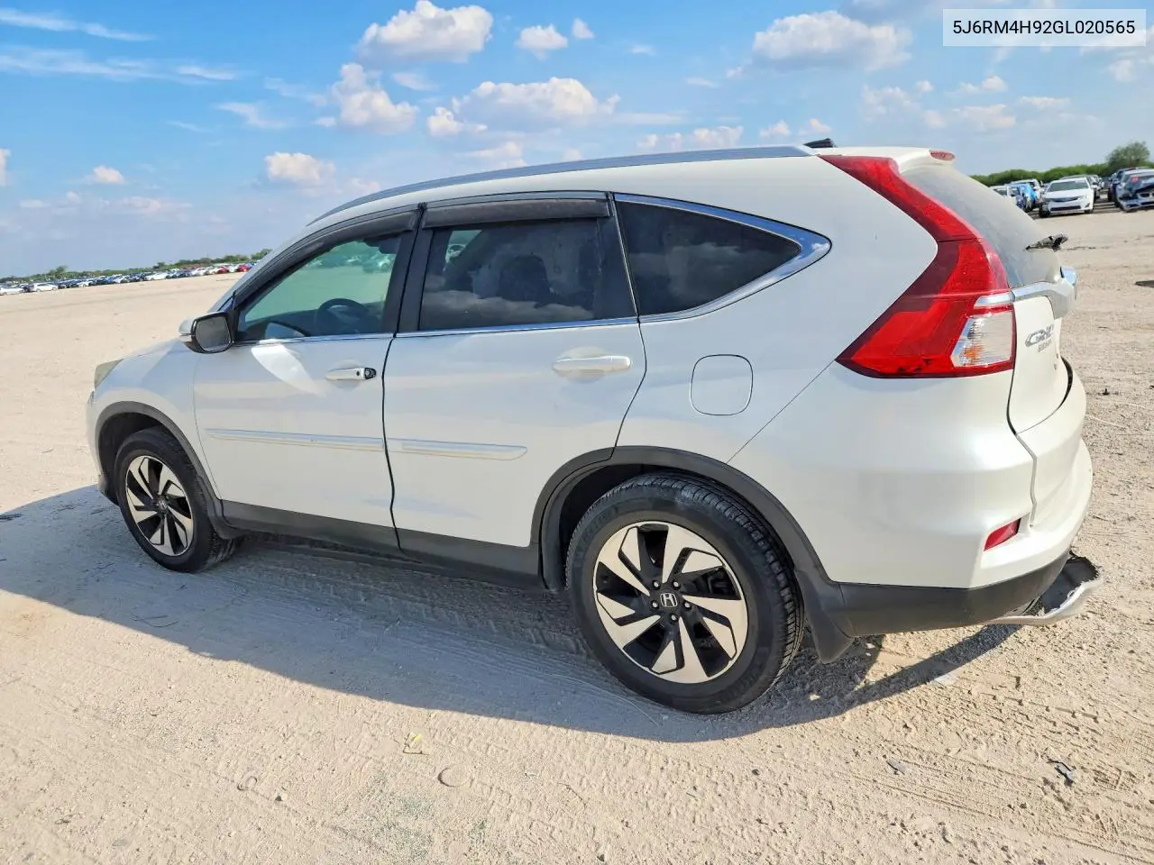 2016 HONDA CR-V VIN 5J6RM4H92GL020565 — фото 2