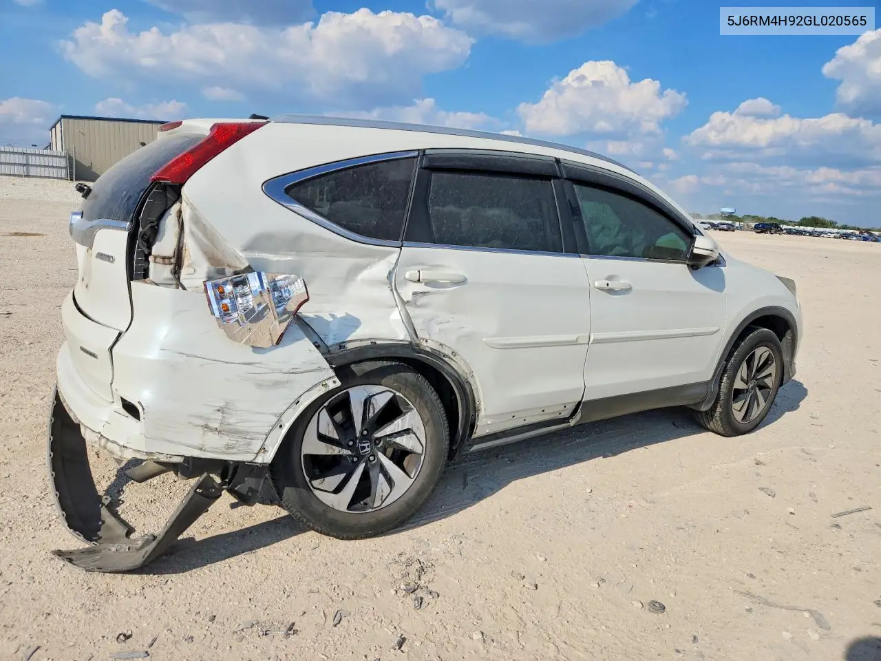2016 HONDA CR-V VIN 5J6RM4H92GL020565 — фото 3
