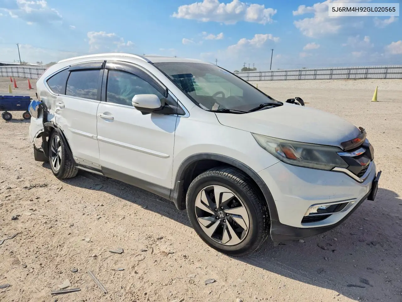 2016 HONDA CR-V VIN 5J6RM4H92GL020565 — фото 4