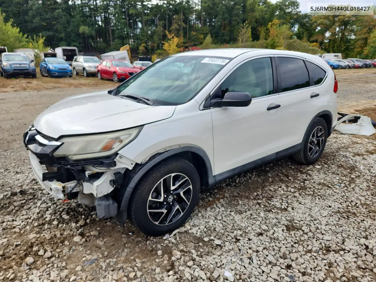 HONDA CR-V 2016, VIN 5J6RM3H44GL018427
