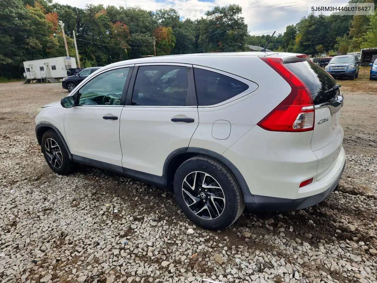 2016 HONDA CR-V VIN 5J6RM3H44GL018427 — фото 2