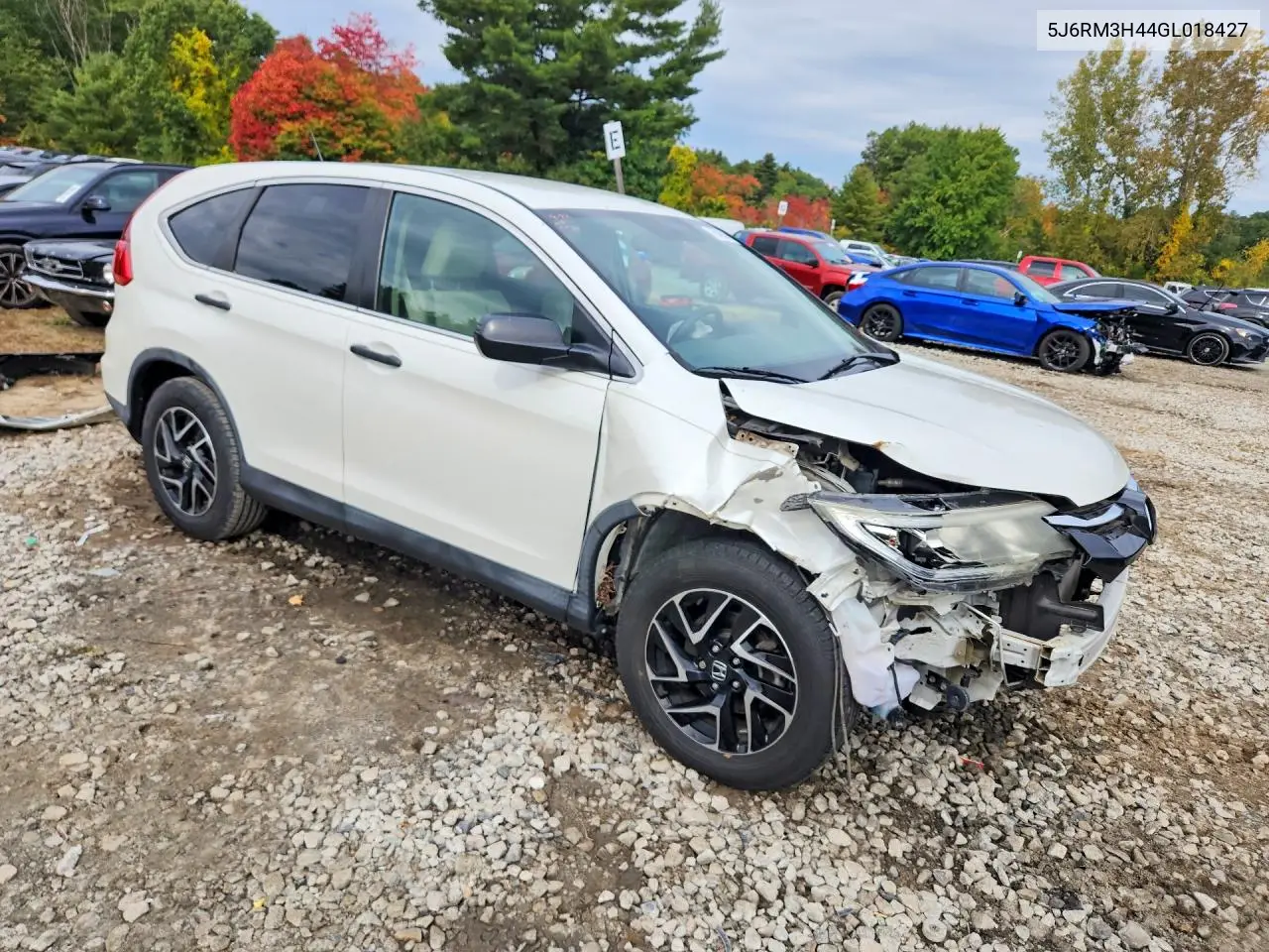 2016 HONDA CR-V VIN 5J6RM3H44GL018427 — фото 4