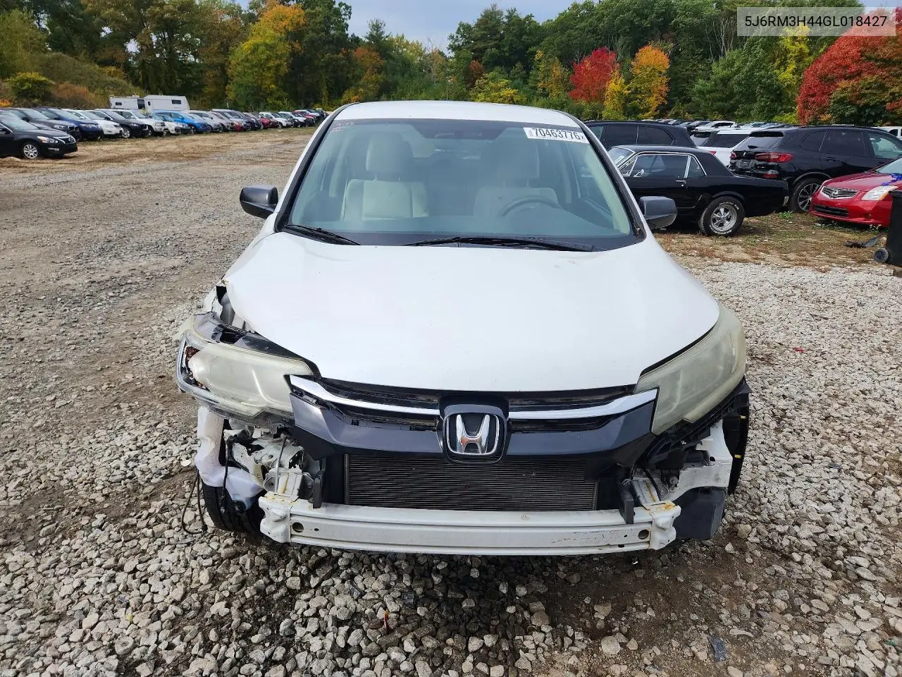 2016 HONDA CR-V VIN 5J6RM3H44GL018427 — фото 5