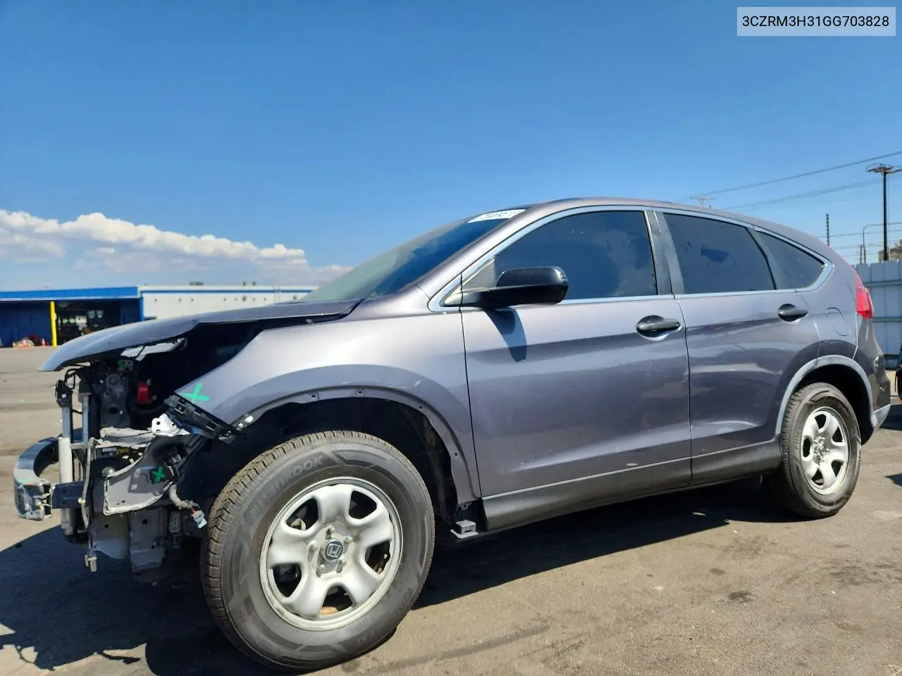 HONDA CR-V 2016, VIN 3CZRM3H31GG703828