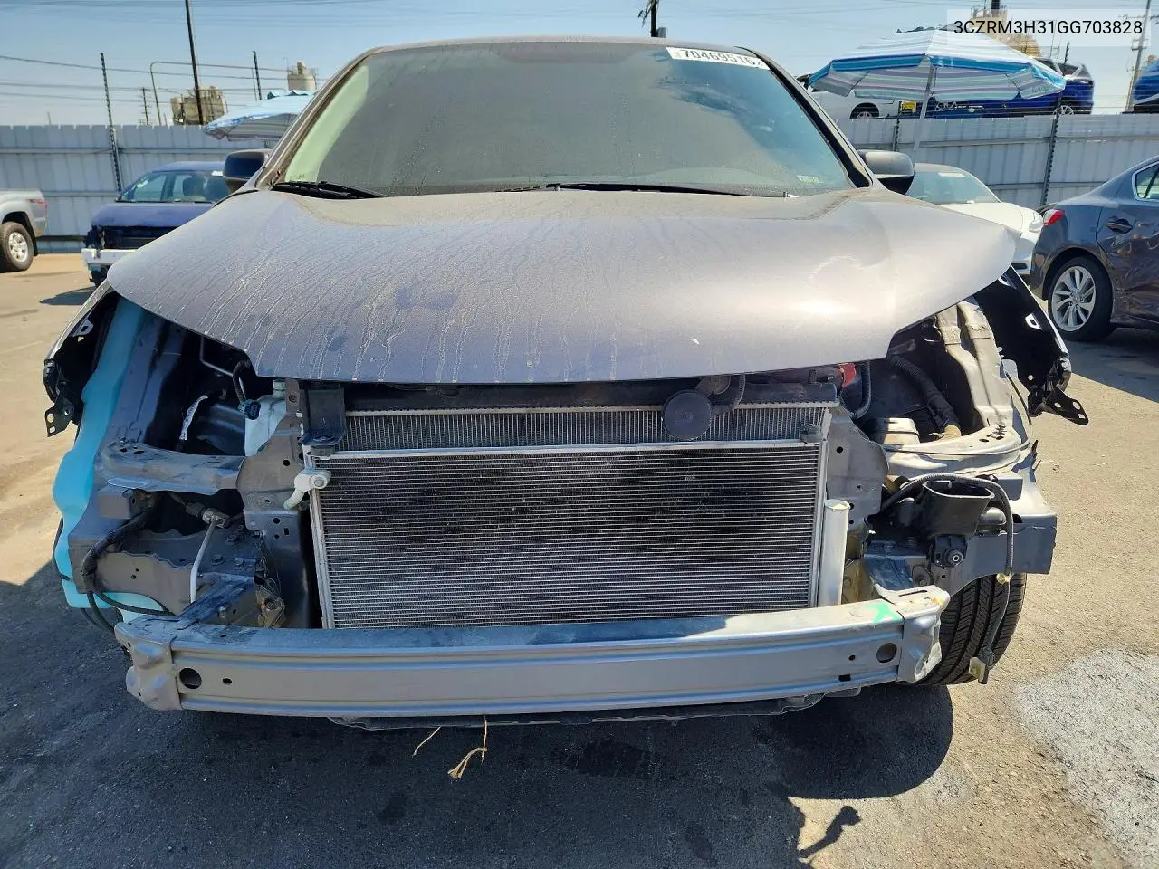 2016 HONDA CR-V VIN 3CZRM3H31GG703828 — фото 5