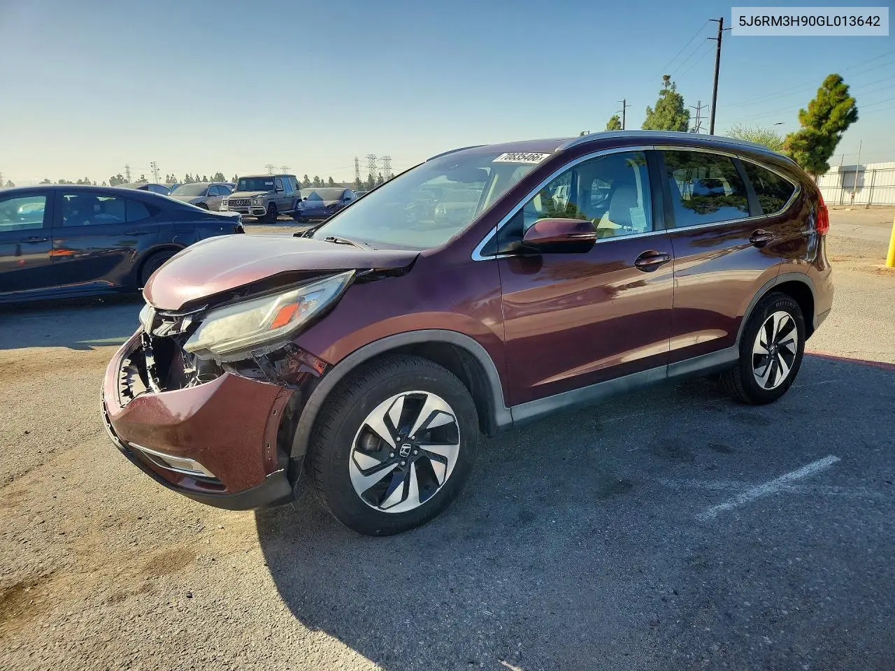HONDA CR-V 2016, VIN 5J6RM3H90GL013642