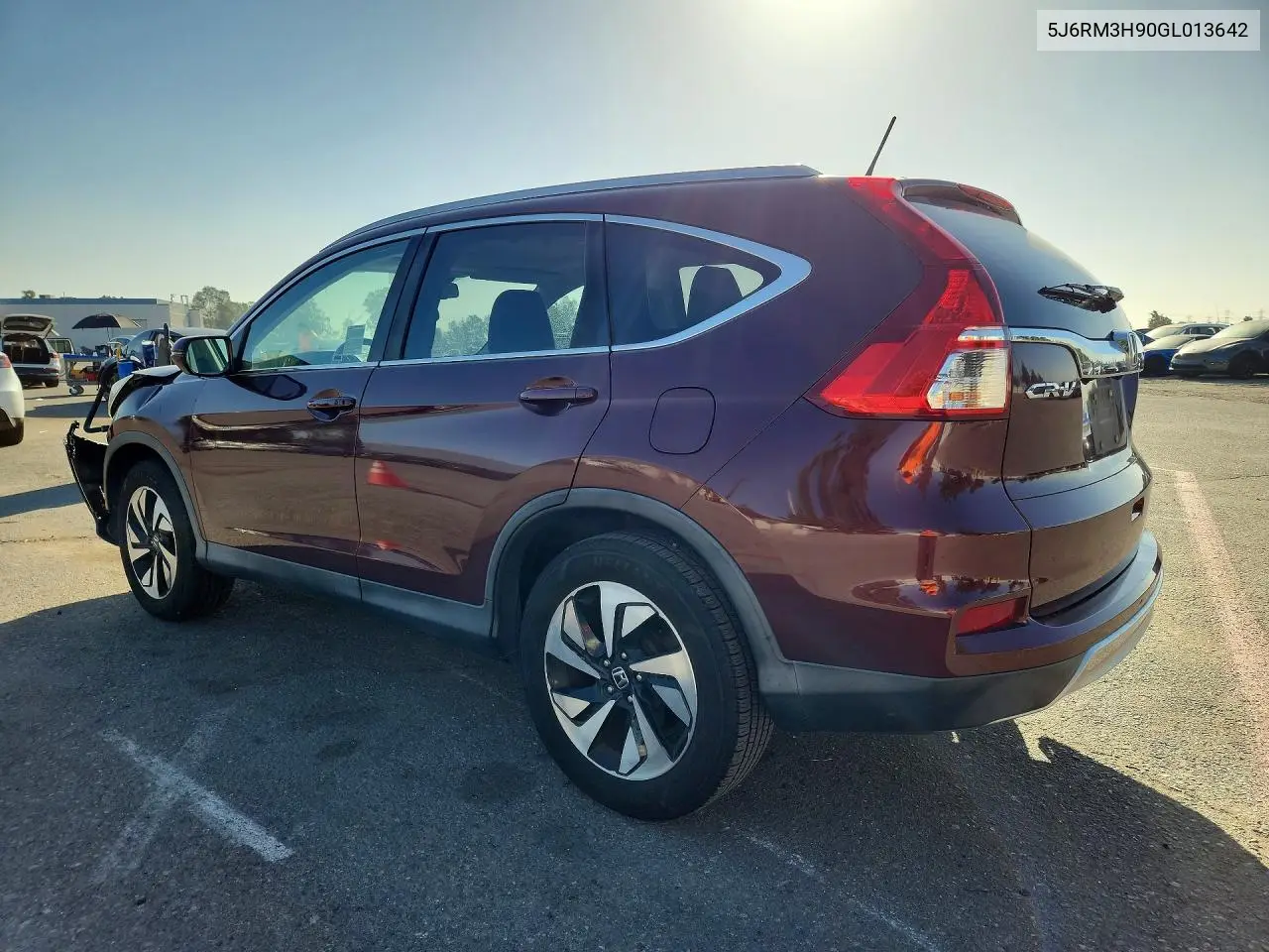 2016 HONDA CR-V VIN 5J6RM3H90GL013642 — фото 2