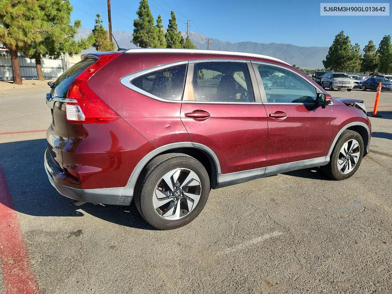 2016 HONDA CR-V VIN 5J6RM3H90GL013642 — фото 3