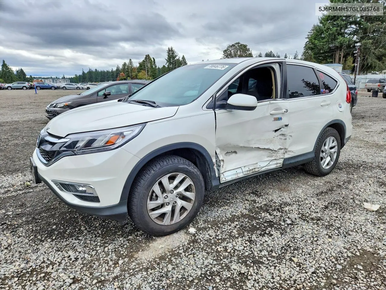 HONDA CR-V 2016, VIN 5J6RM4H57GL035768