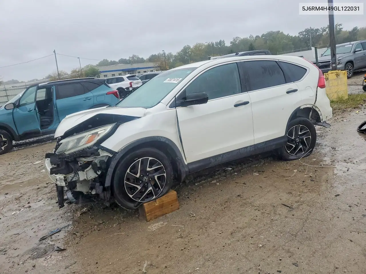HONDA CR-V 2016, VIN 5J6RM4H49GL122031