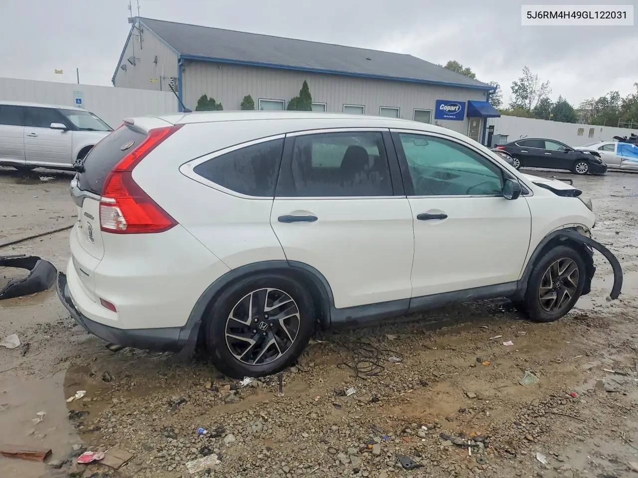 2016 HONDA CR-V VIN 5J6RM4H49GL122031 — фото 3
