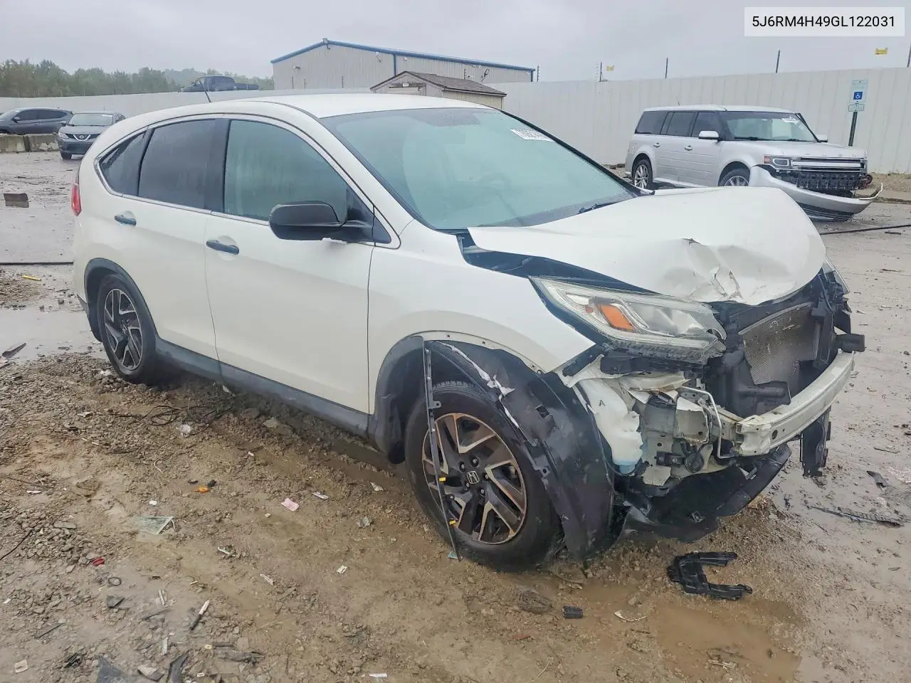 2016 HONDA CR-V VIN 5J6RM4H49GL122031 — фото 4