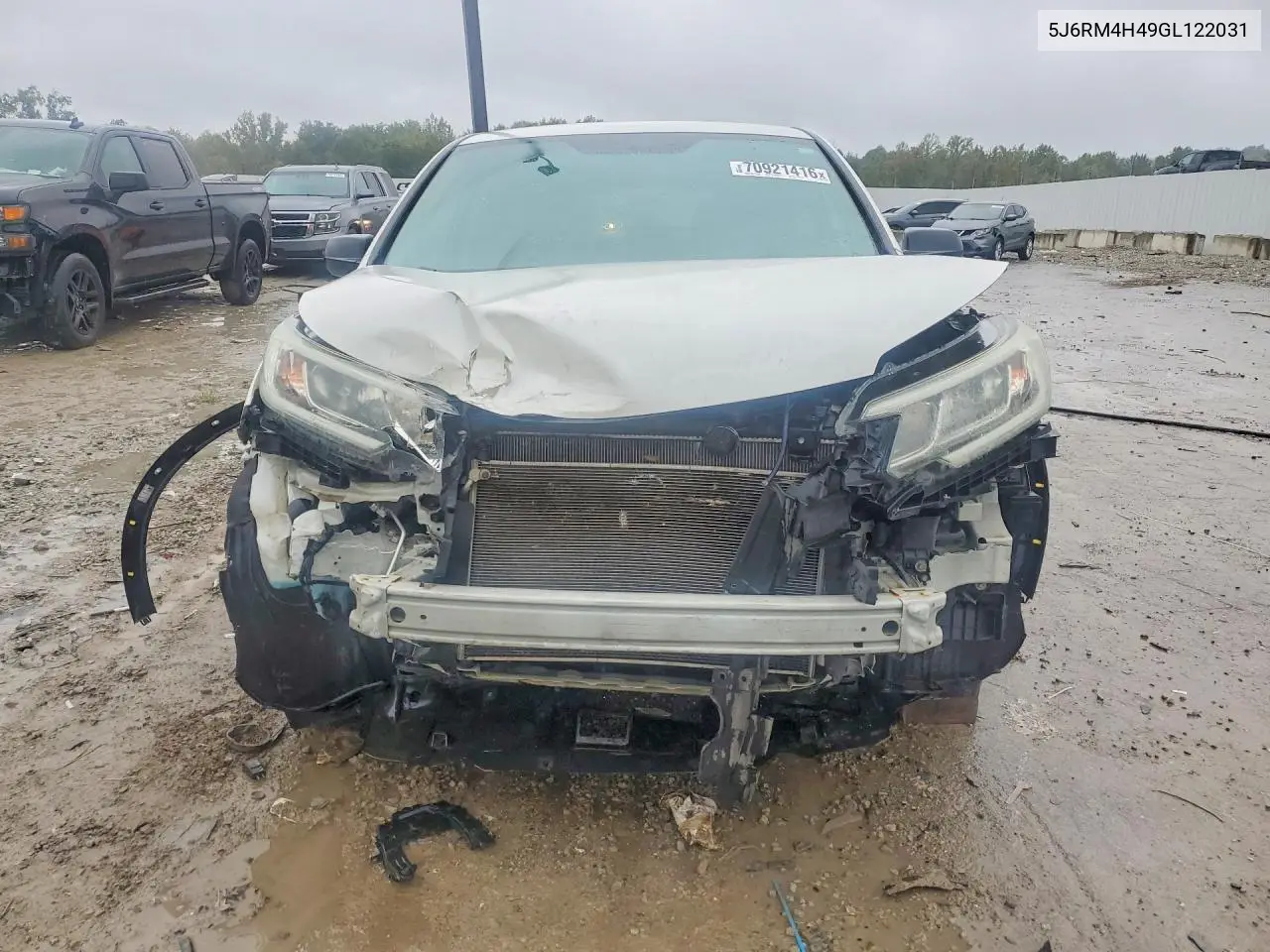2016 HONDA CR-V VIN 5J6RM4H49GL122031 — фото 5