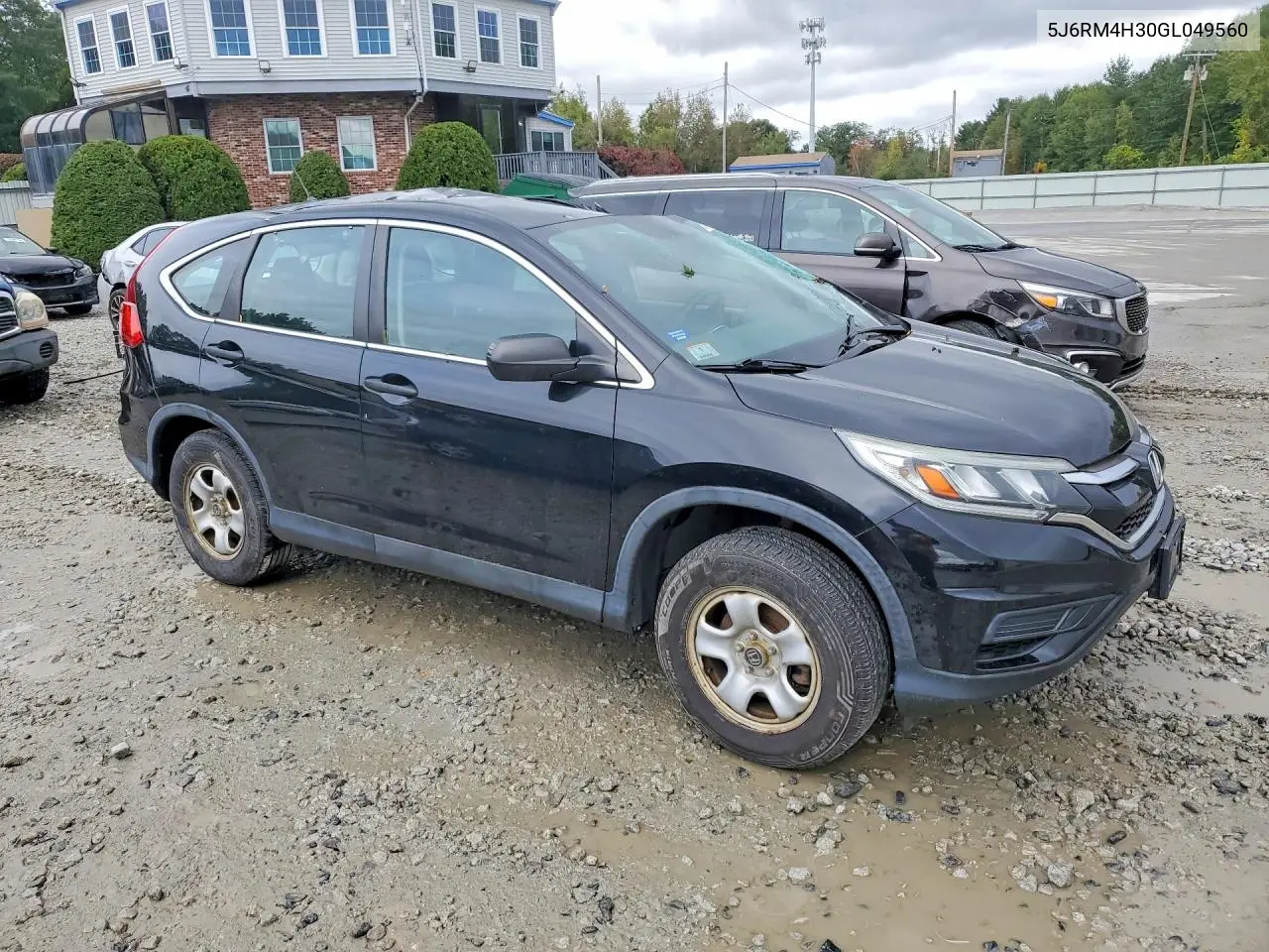 2016 HONDA CR-V VIN 5J6RM4H30GL049560 — фото 4