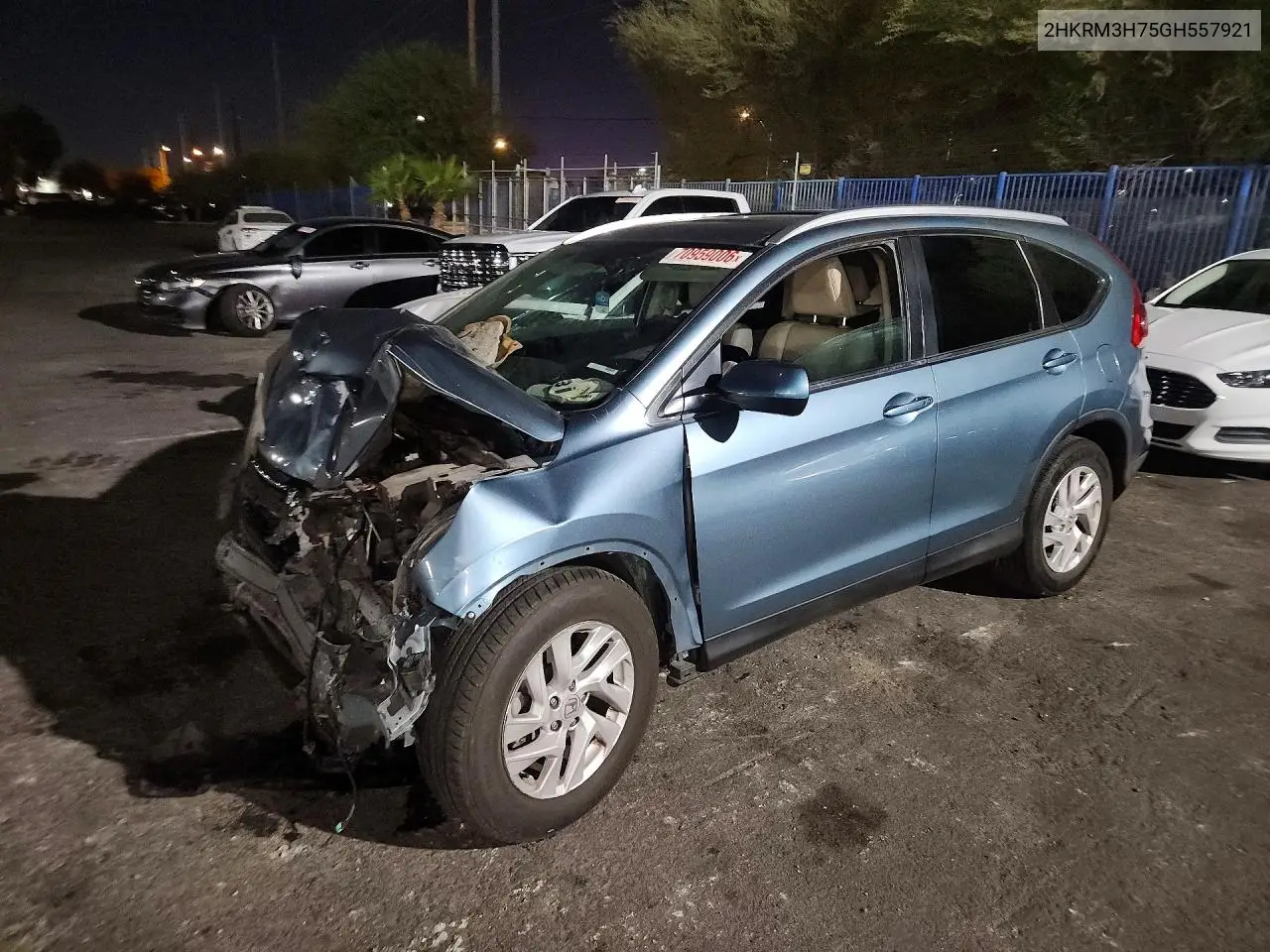 HONDA CR-V 2016, VIN 2HKRM3H75GH557921