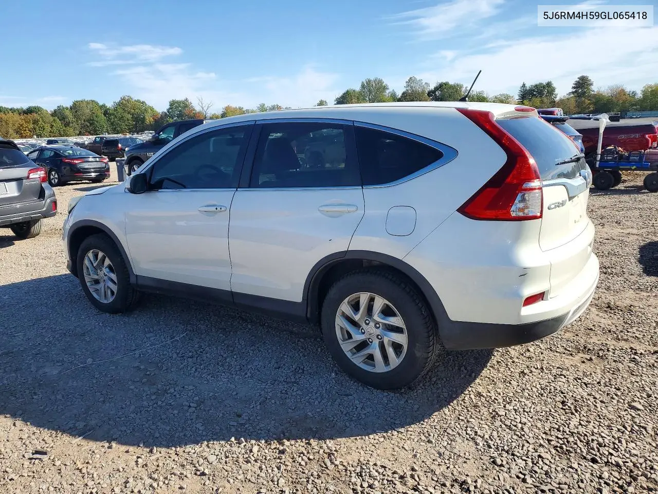 2016 HONDA CR-V VIN 5J6RM4H59GL065418 — фото 2