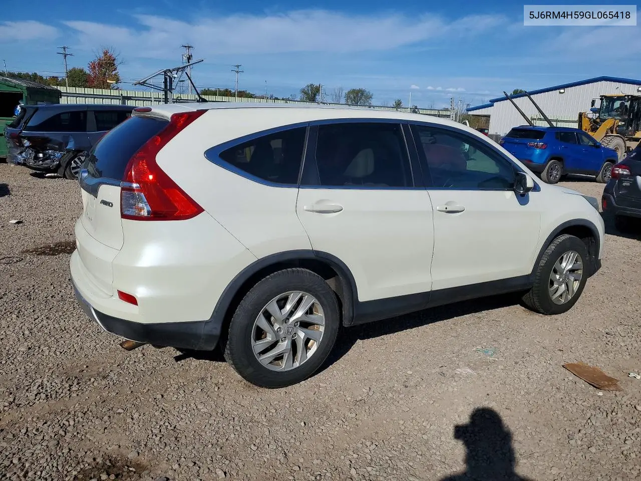 2016 HONDA CR-V VIN 5J6RM4H59GL065418 — фото 3