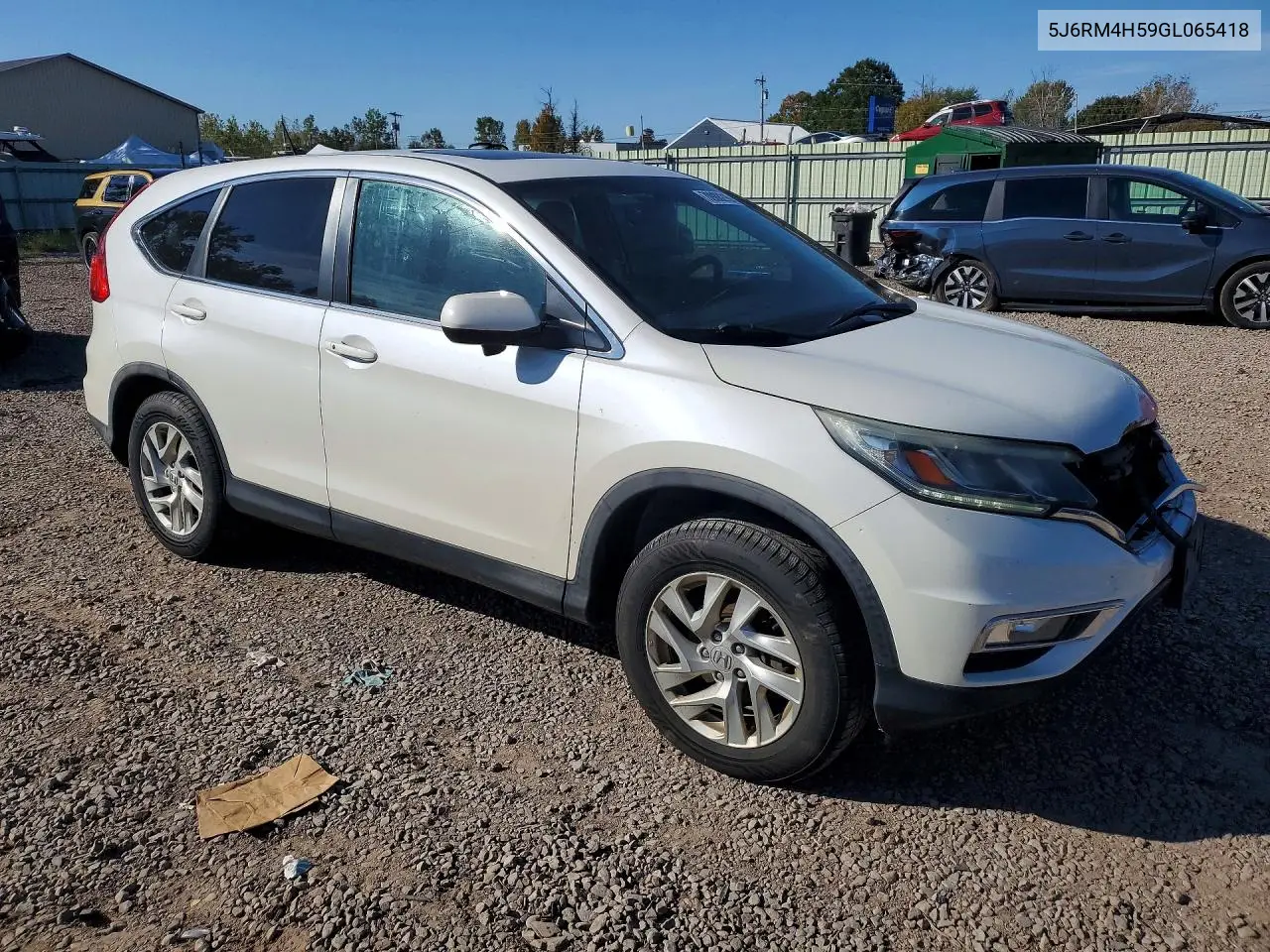 2016 HONDA CR-V VIN 5J6RM4H59GL065418 — фото 4