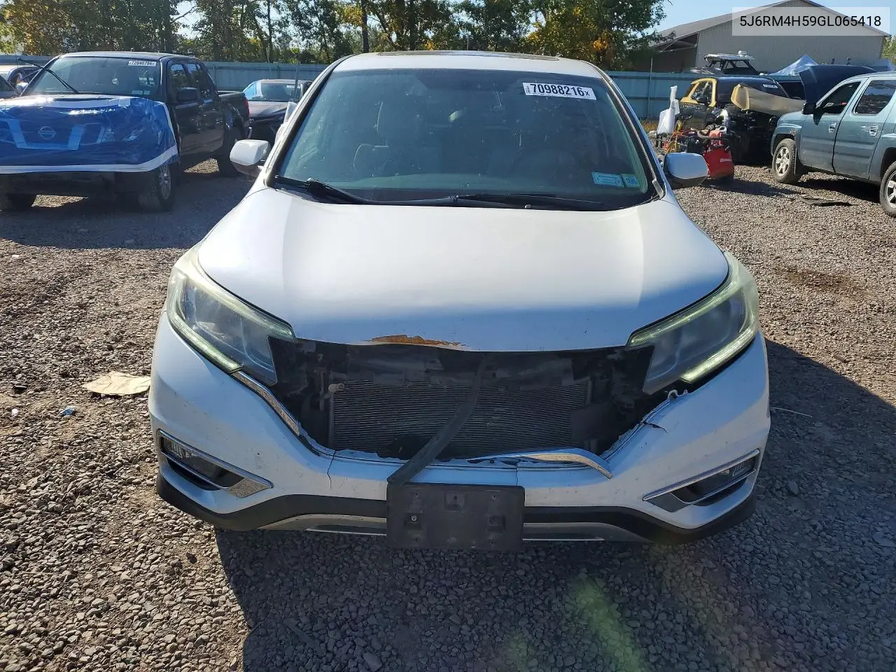 2016 HONDA CR-V VIN 5J6RM4H59GL065418 — фото 5