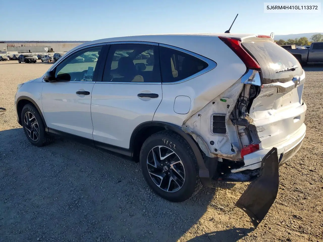 2016 HONDA CR-V VIN 5J6RM4H41GL113372 — фото 2