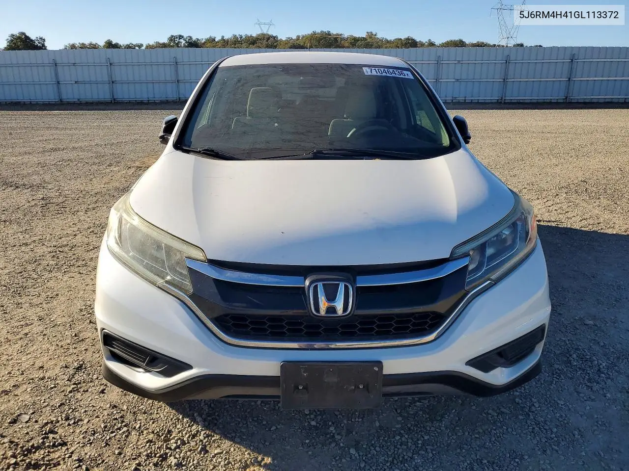 2016 HONDA CR-V VIN 5J6RM4H41GL113372 — фото 5