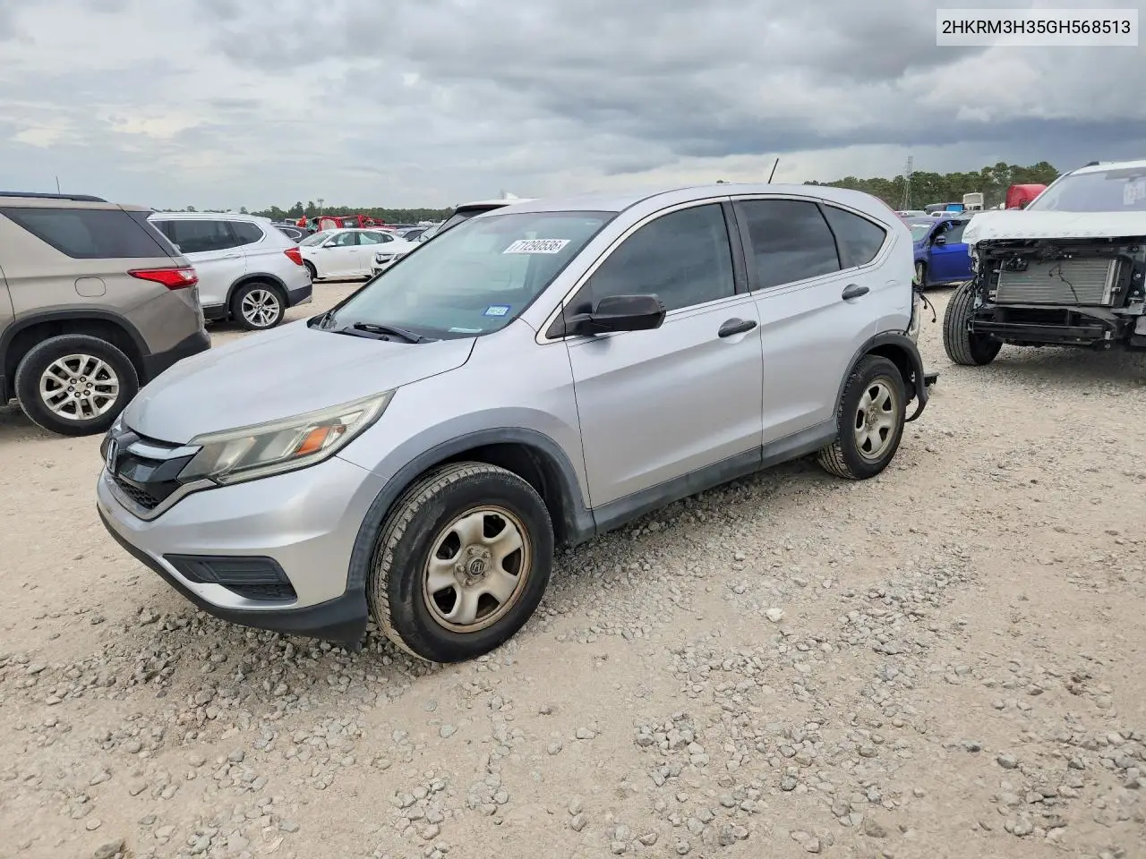 HONDA CR-V 2016, VIN 2HKRM3H35GH568513