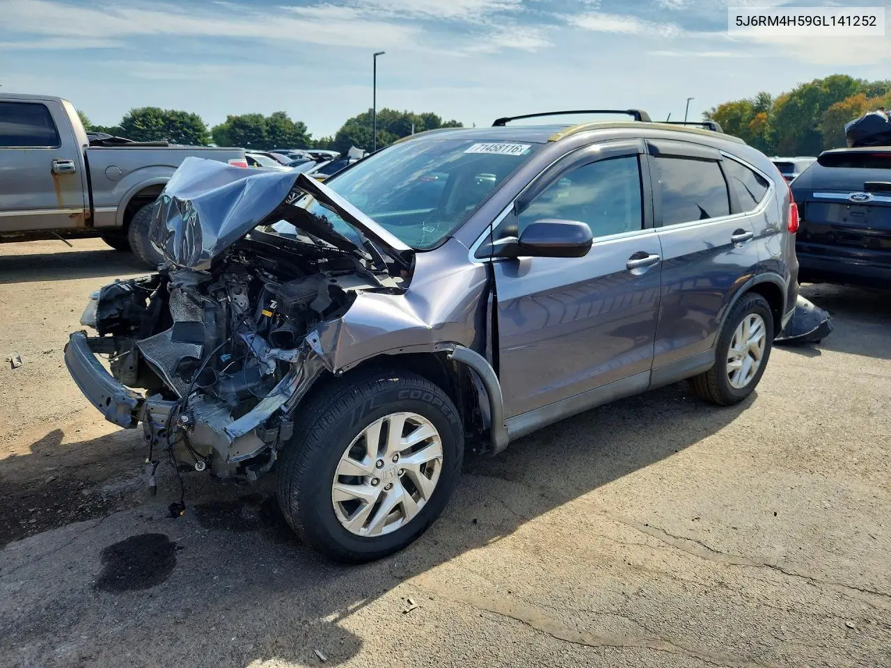 HONDA CR-V 2016, VIN 5J6RM4H59GL141252