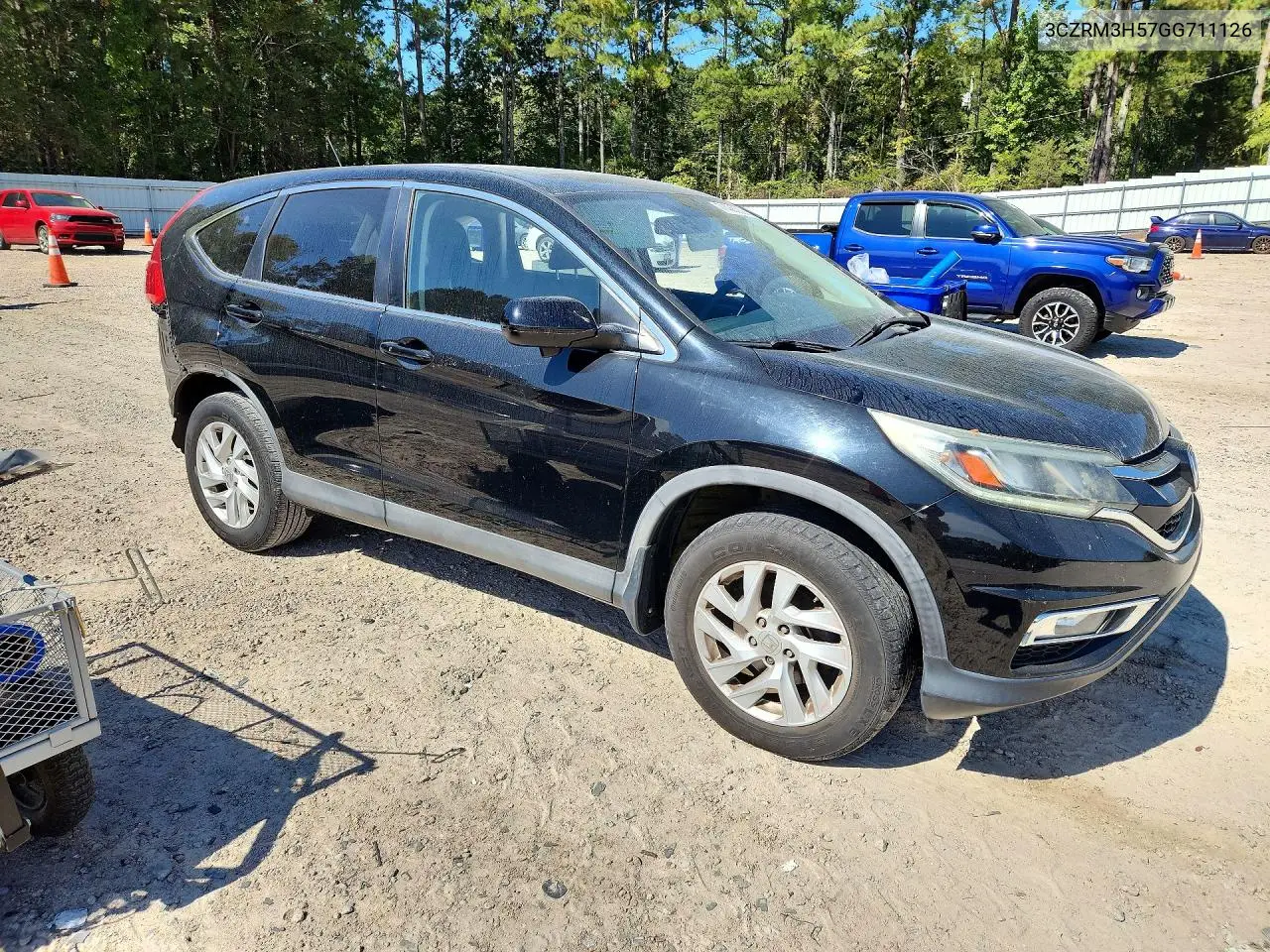 2016 HONDA CR-V VIN 3CZRM3H57GG711126 — фото 4