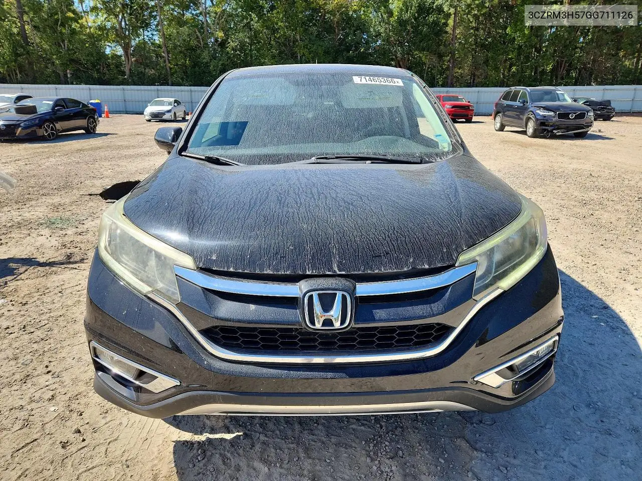 2016 HONDA CR-V VIN 3CZRM3H57GG711126 — фото 5