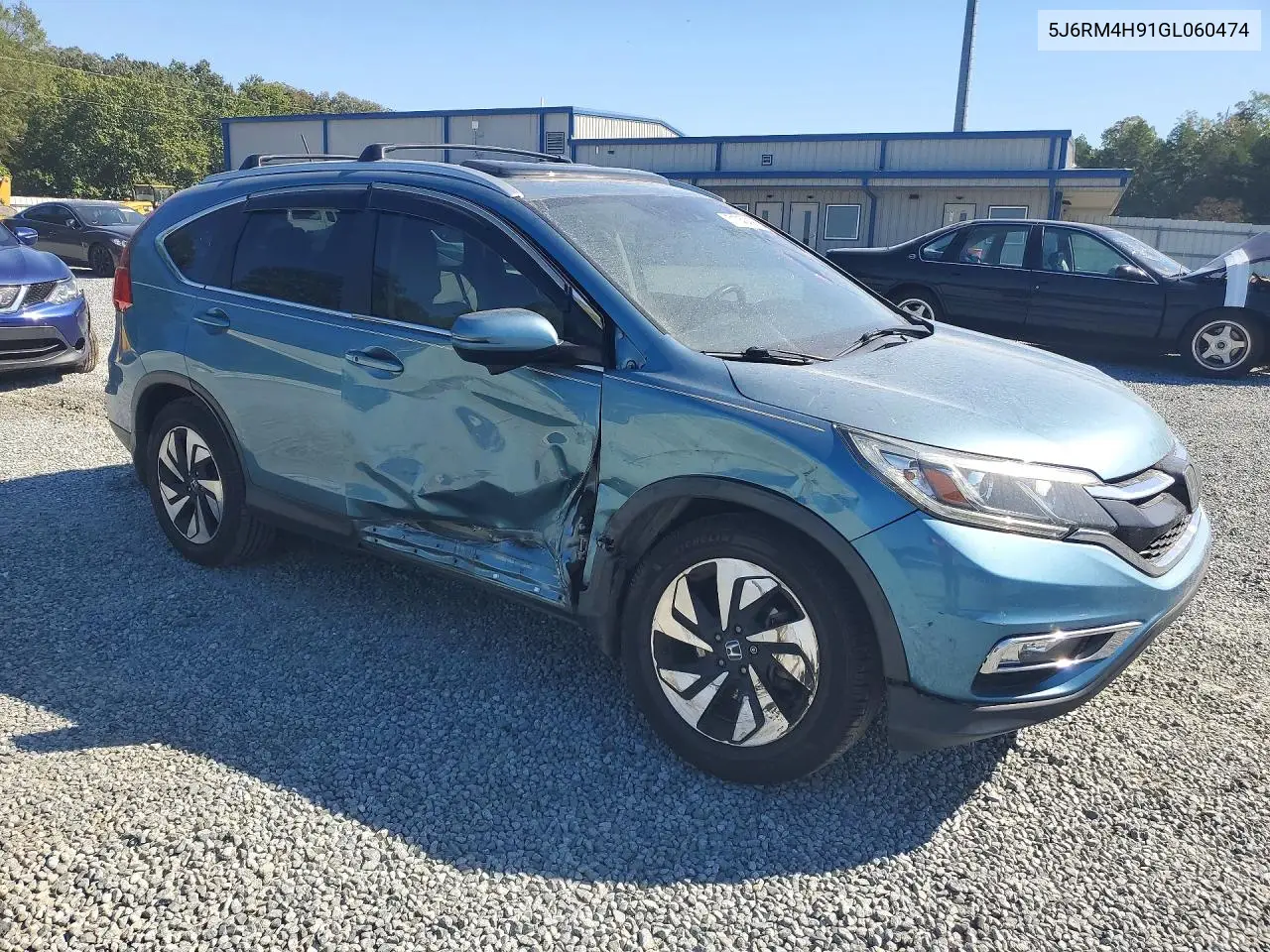 2016 HONDA CR-V VIN 5J6RM4H91GL060474 — фото 4
