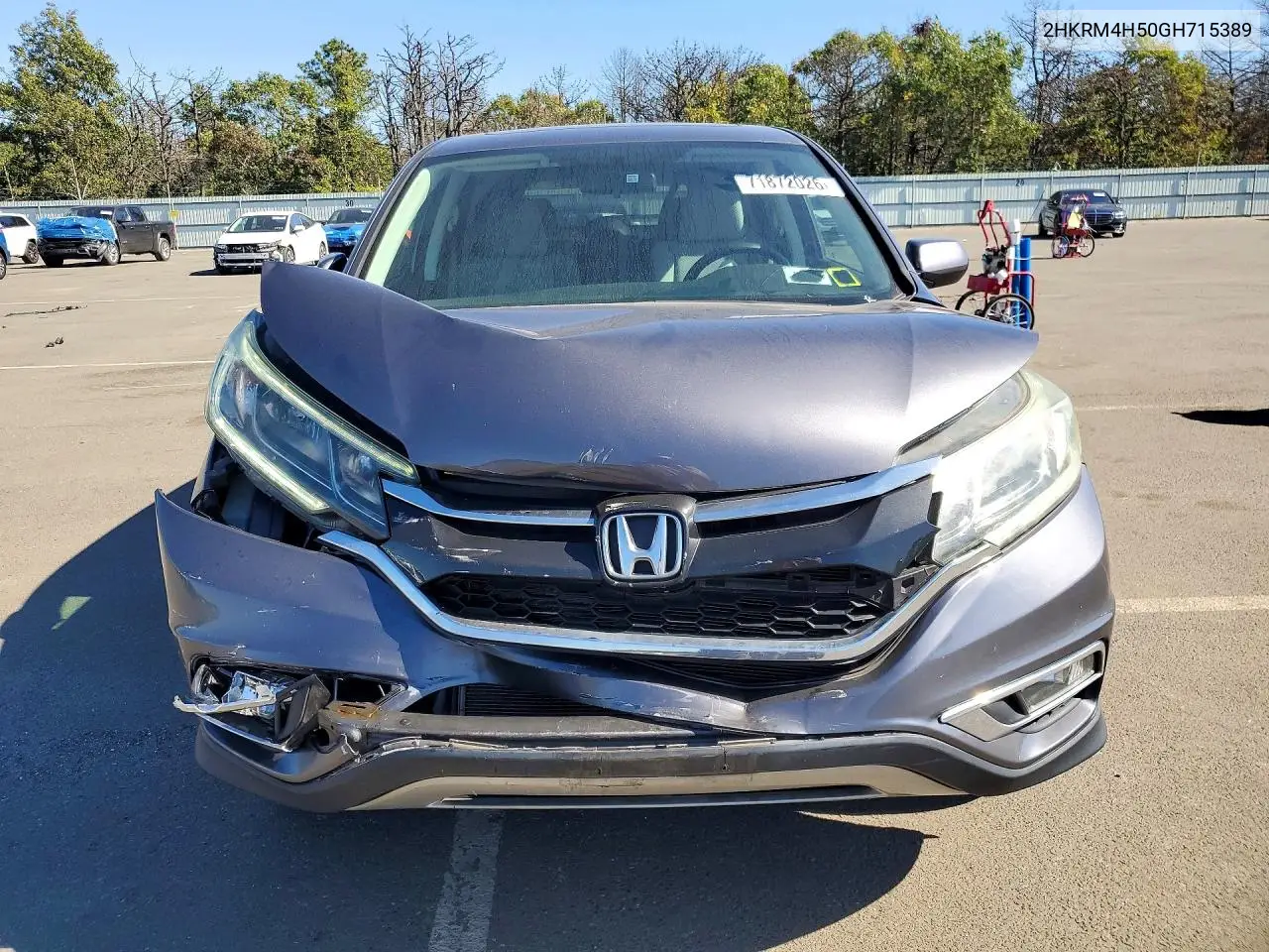 HONDA CR-V 2016, VIN 2HKRM4H50GH715389