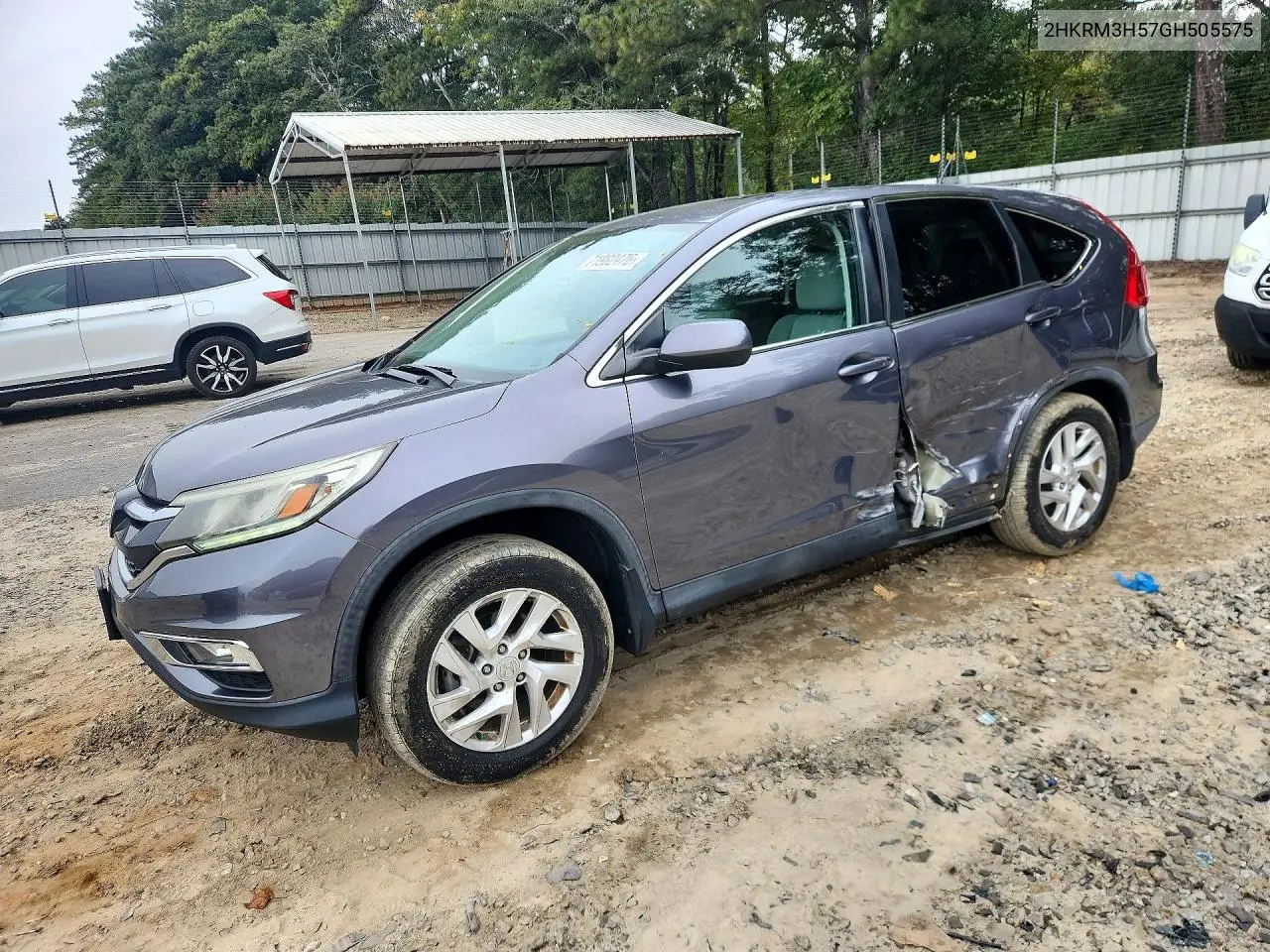 HONDA CR-V 2016, VIN 2HKRM3H57GH505575