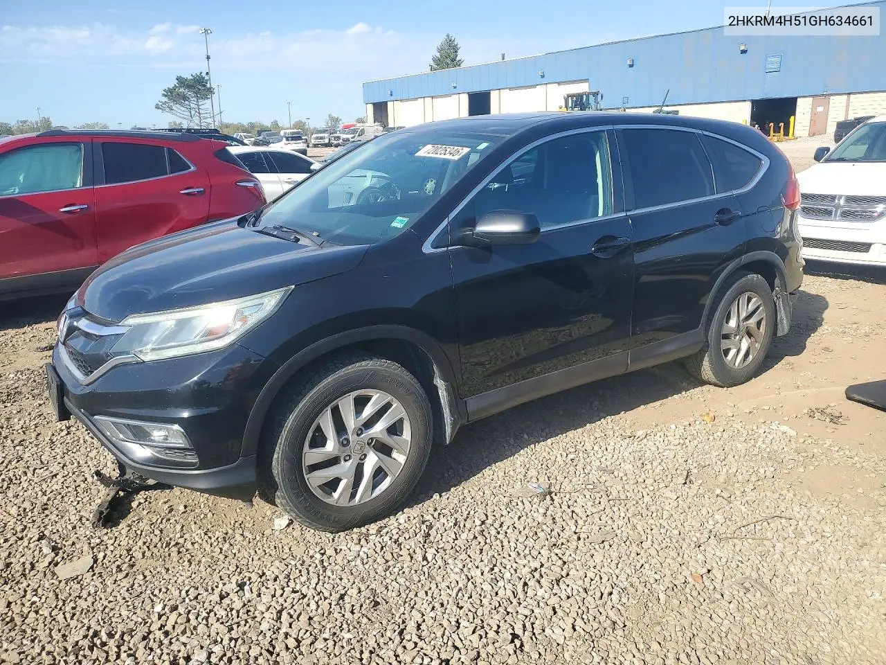 HONDA CR-V 2016, VIN 2HKRM4H51GH634661