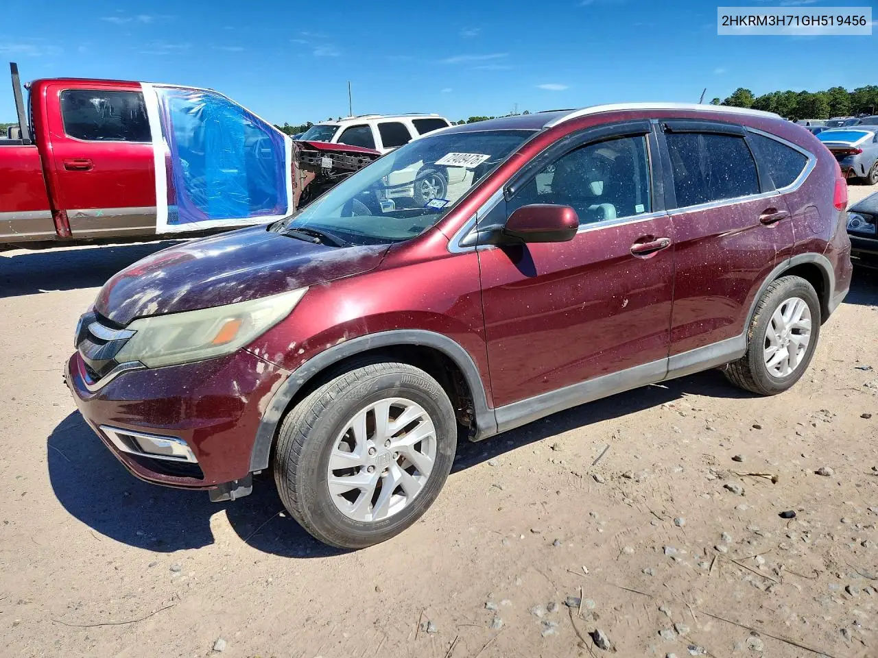 HONDA CR-V 2016, VIN 2HKRM3H71GH519456