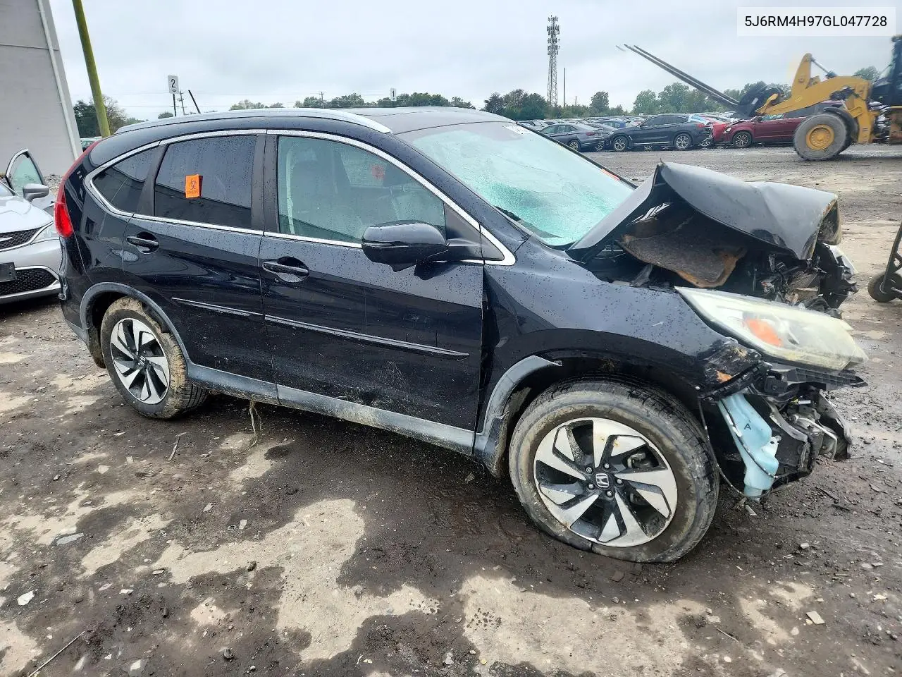 2016 HONDA CR-V VIN 5J6RM4H97GL047728 — фото 4