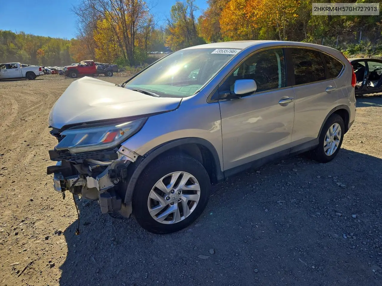 HONDA CR-V 2016, VIN 2HKRM4H57GH727913