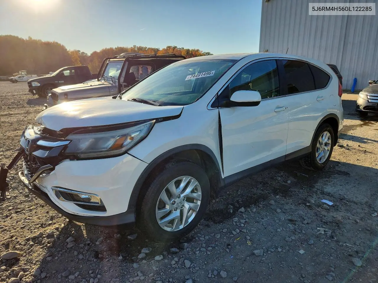 HONDA CR-V 2016, VIN 5J6RM4H56GL122285