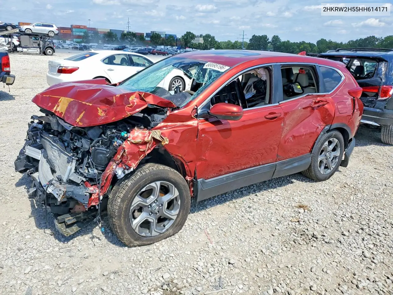 HONDA CR-V 2017, VIN 2HKRW2H55HH614171