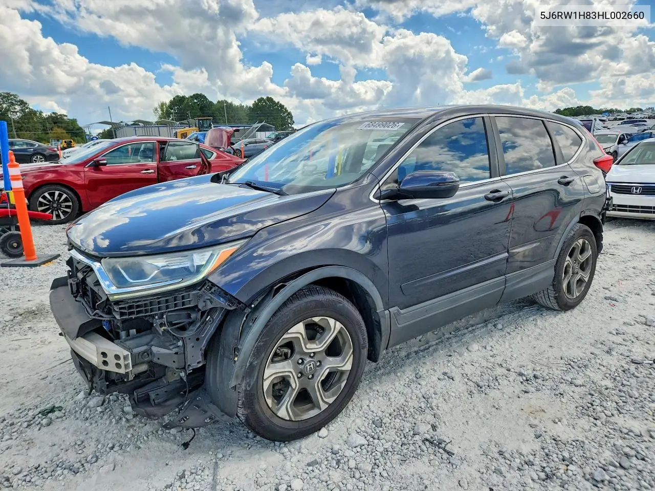 HONDA CR-V 2017, VIN 5J6RW1H83HL002660