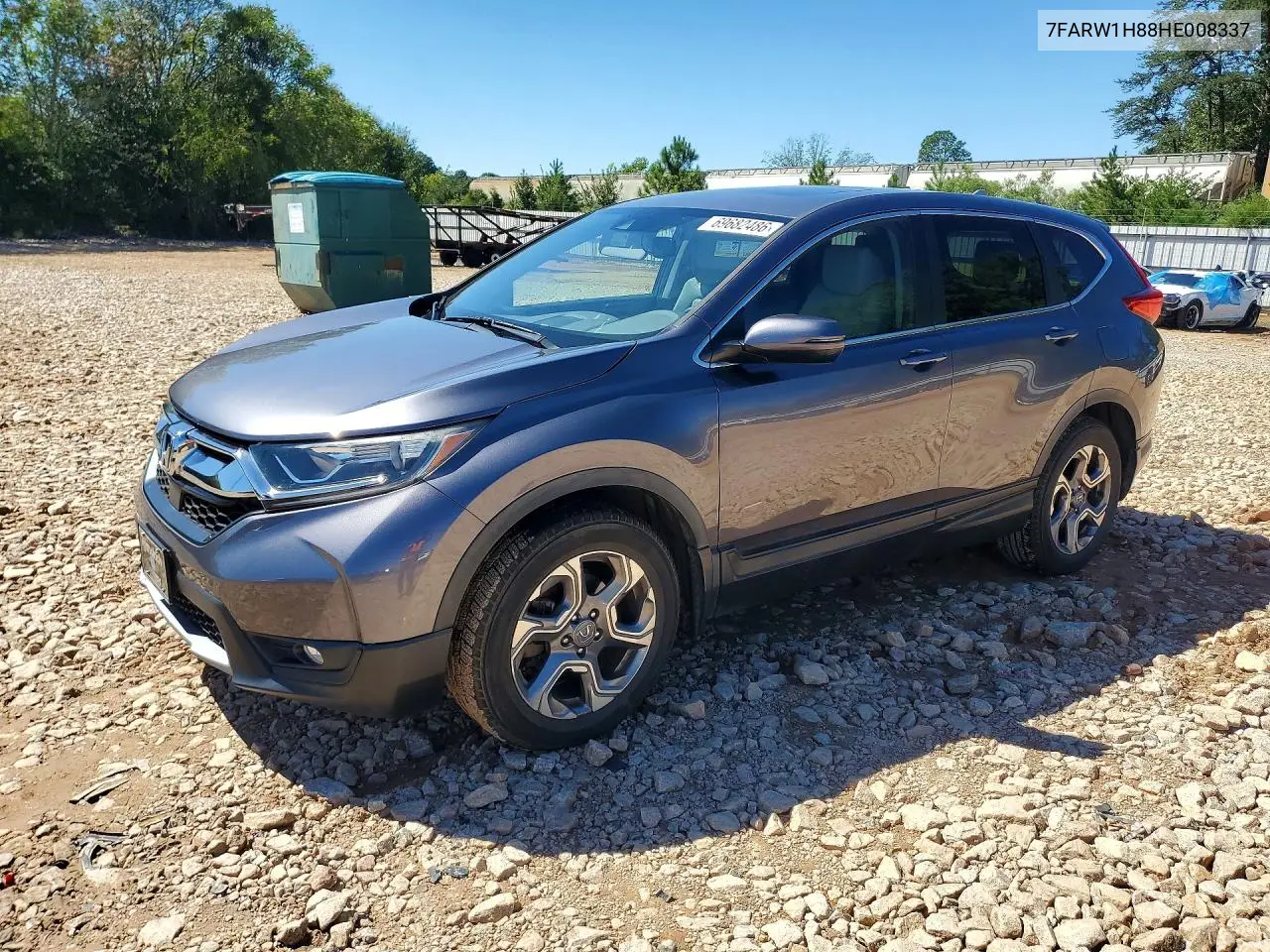 HONDA CR-V 2017, VIN 7FARW1H88HE008337