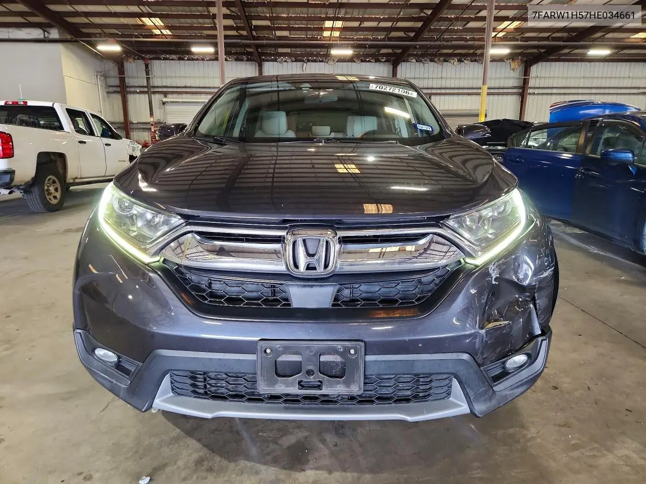 2017 HONDA CR-V VIN 7FARW1H57HE034661 — фото 5