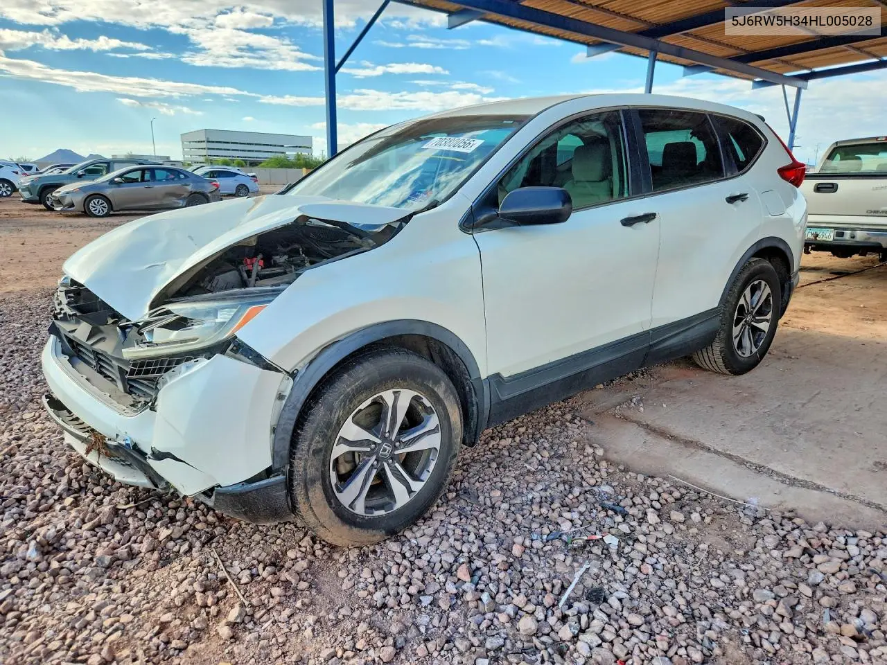 HONDA CR-V 2017, VIN 5J6RW5H34HL005028