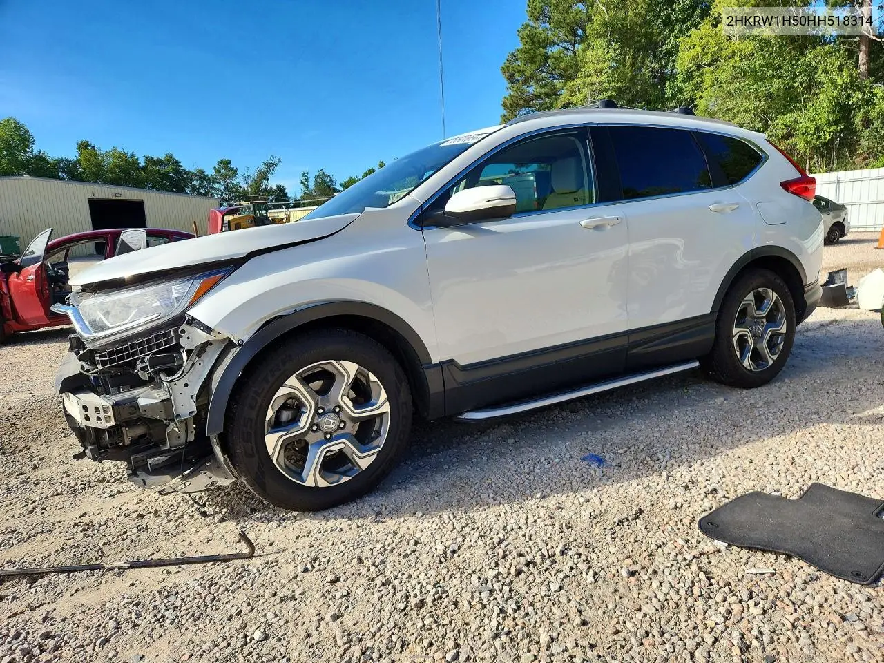 HONDA CR-V 2017, VIN 2HKRW1H50HH518314