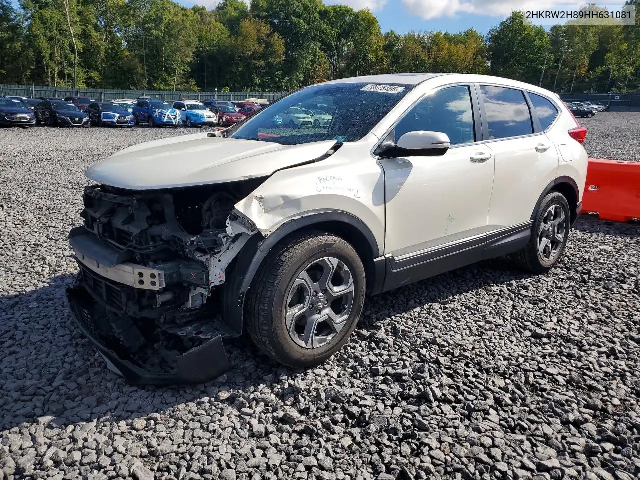 HONDA CR-V 2017, VIN 2HKRW2H89HH631081