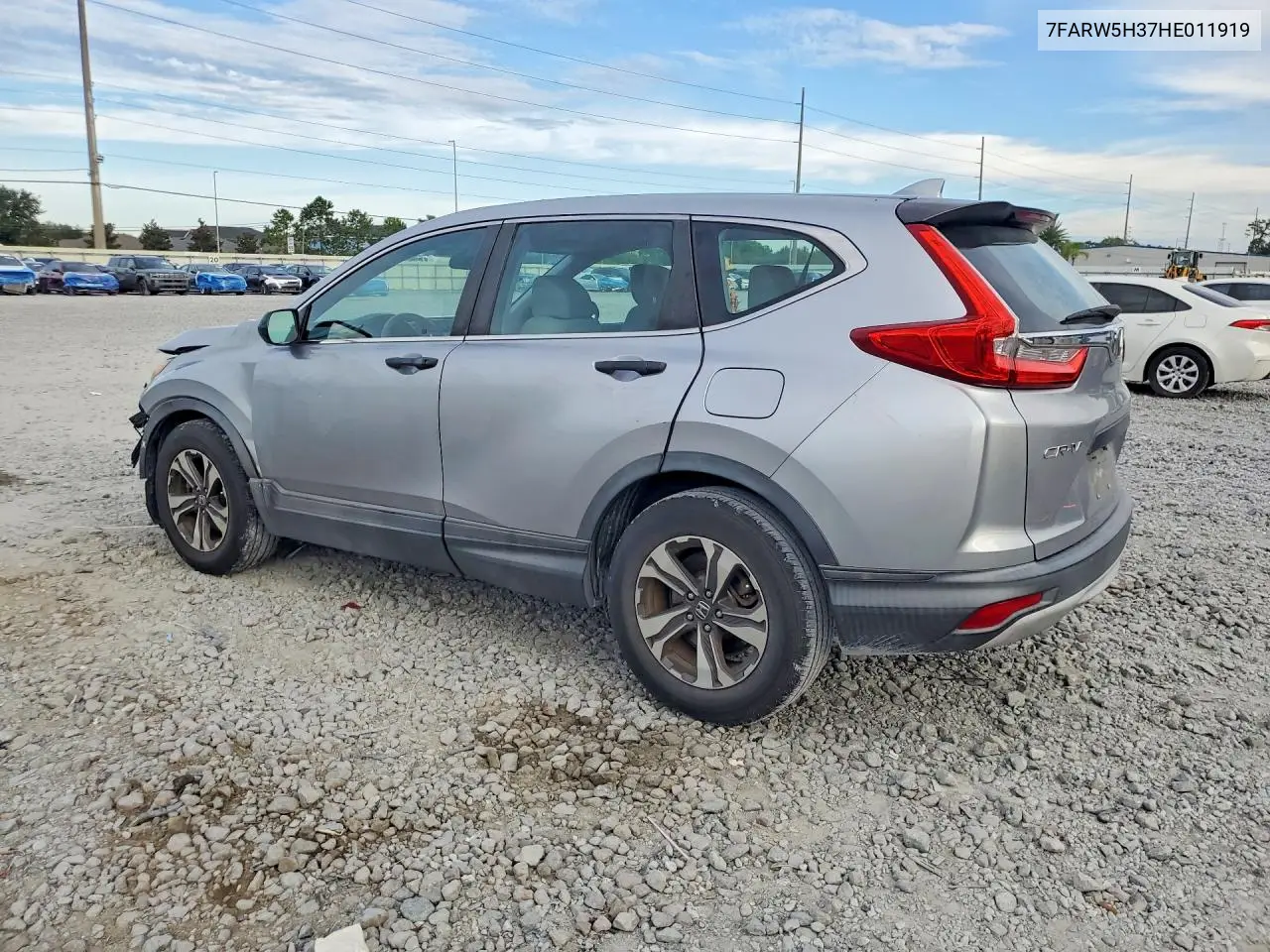2017 HONDA CR-V VIN 7FARW5H37HE011919 — фото 2