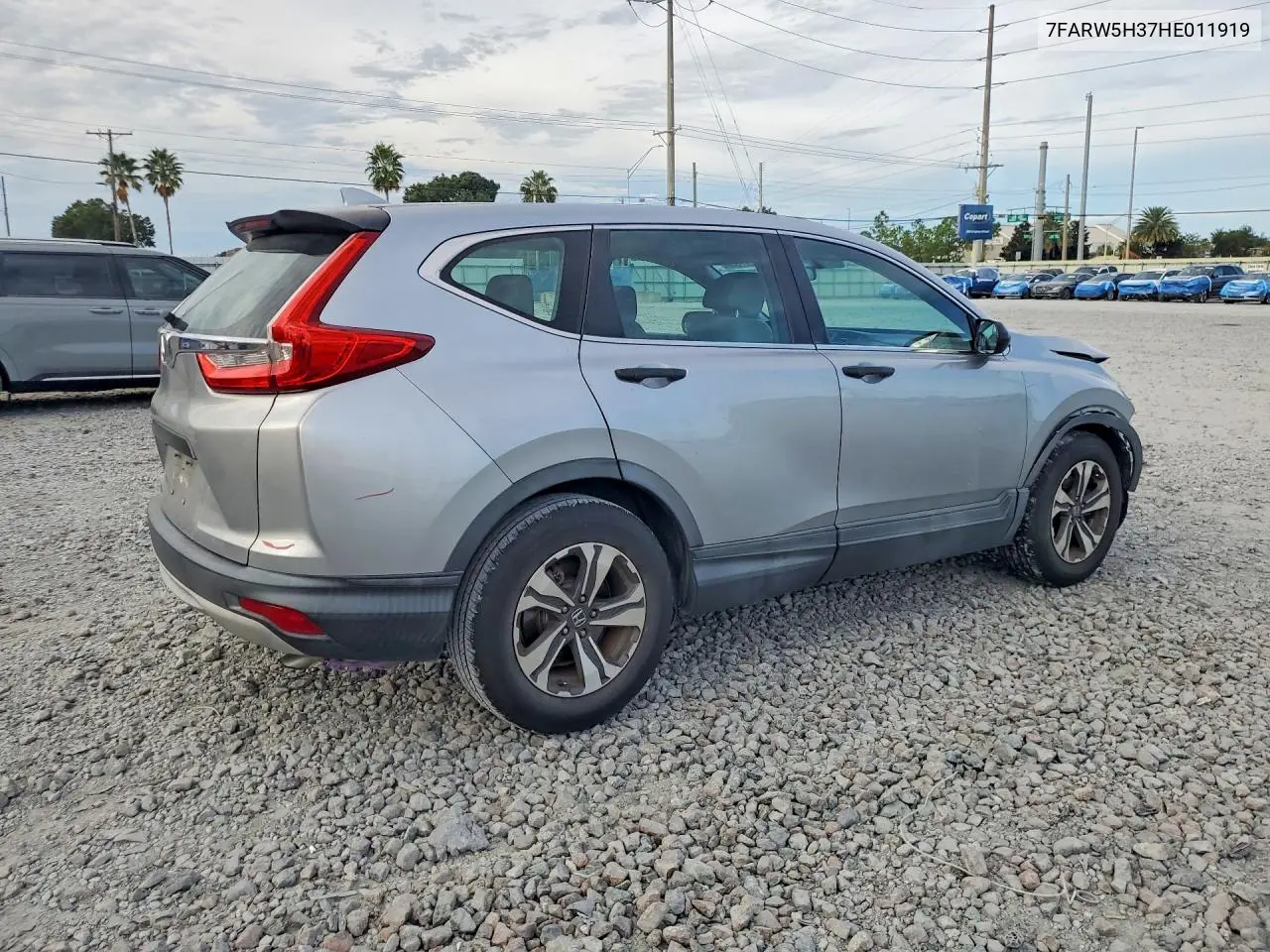 2017 HONDA CR-V VIN 7FARW5H37HE011919 — фото 3