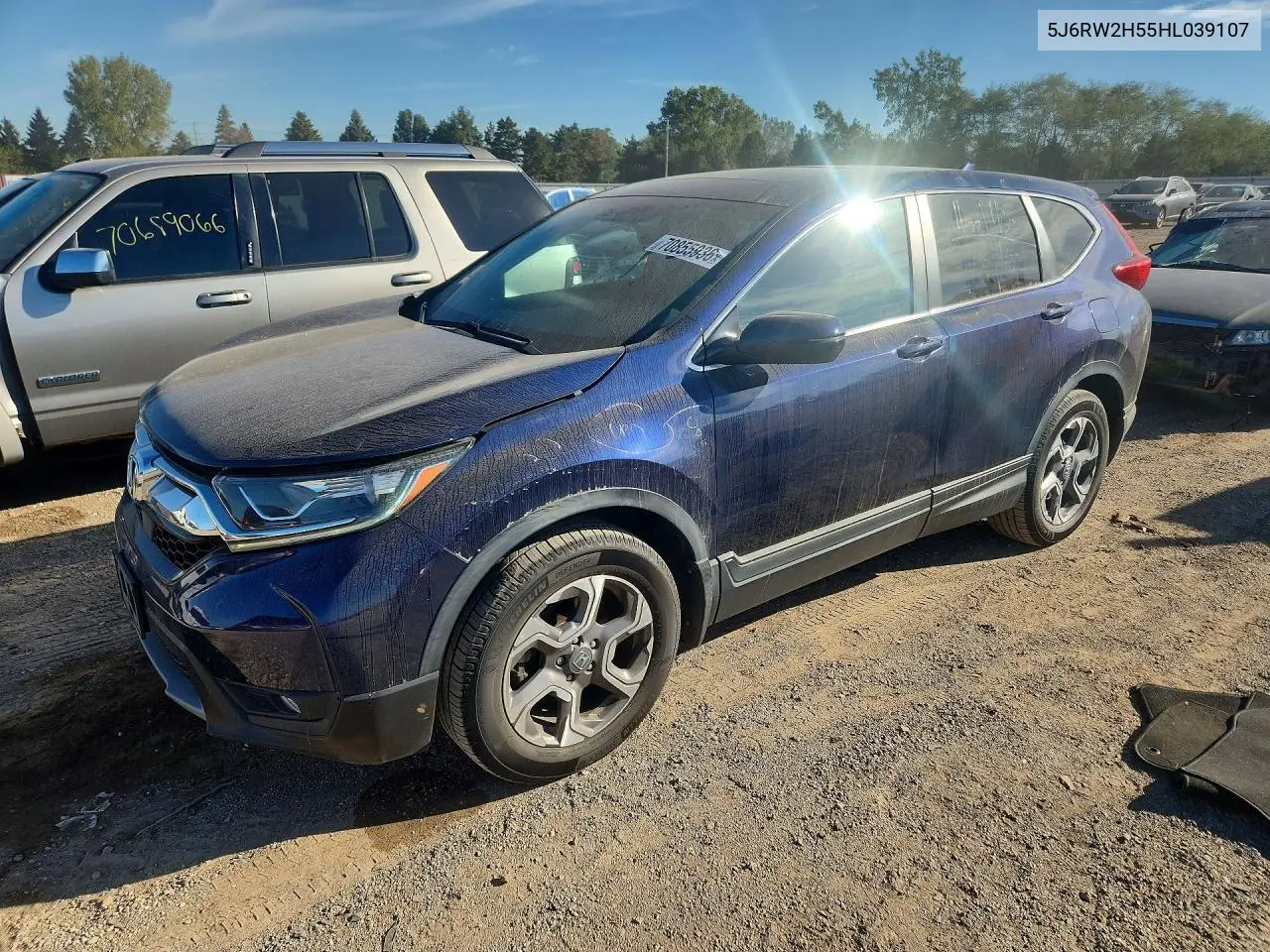 HONDA CR-V 2017, VIN 5J6RW2H55HL039107