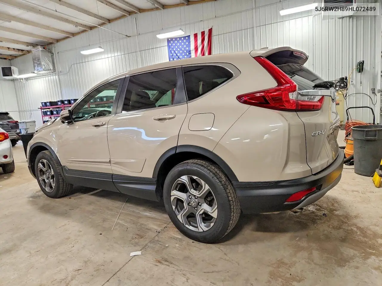 2017 HONDA CR-V VIN 5J6RW2H89HL072489 — фото 2