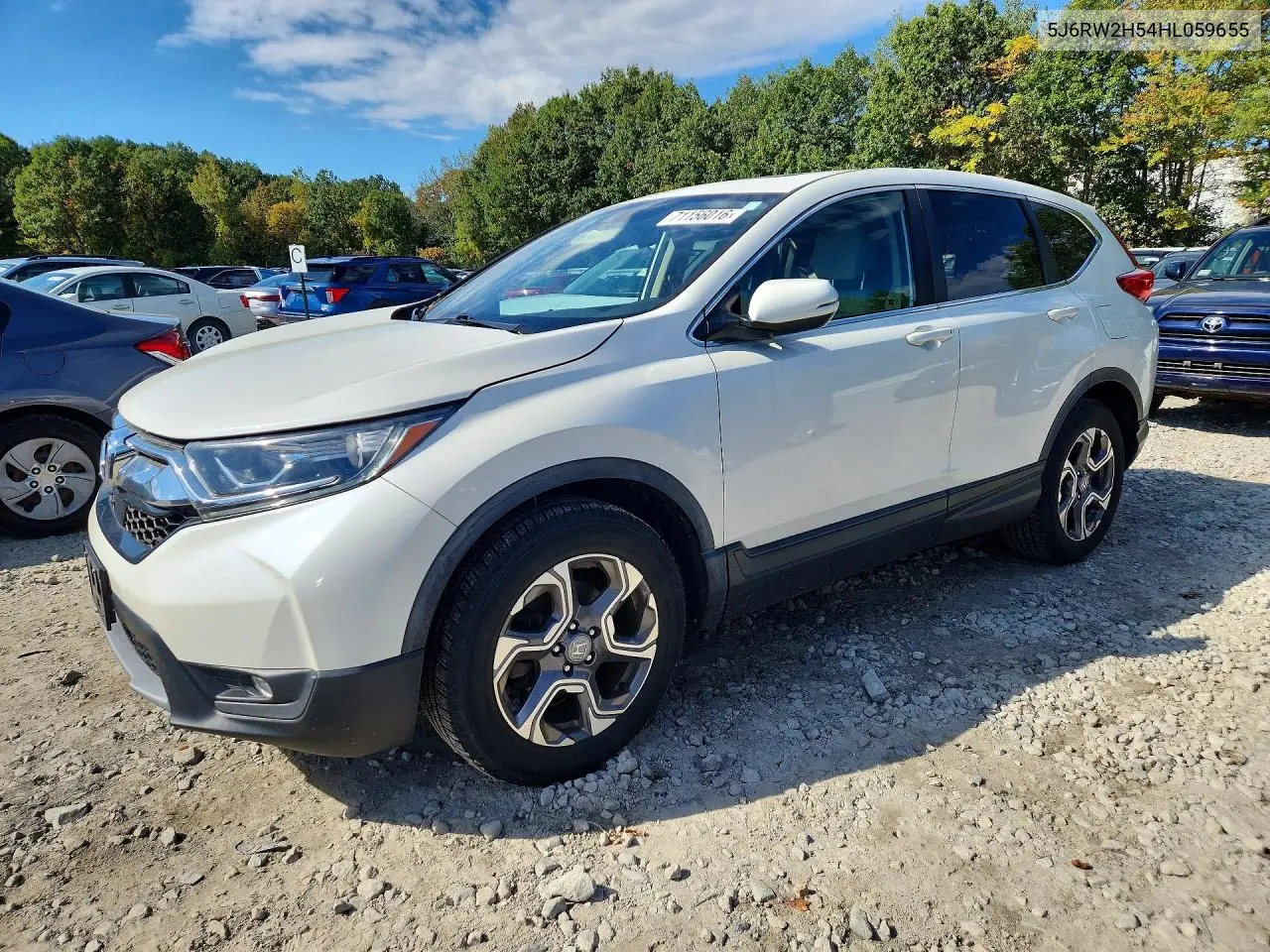 HONDA CR-V 2017, VIN 5J6RW2H54HL059655