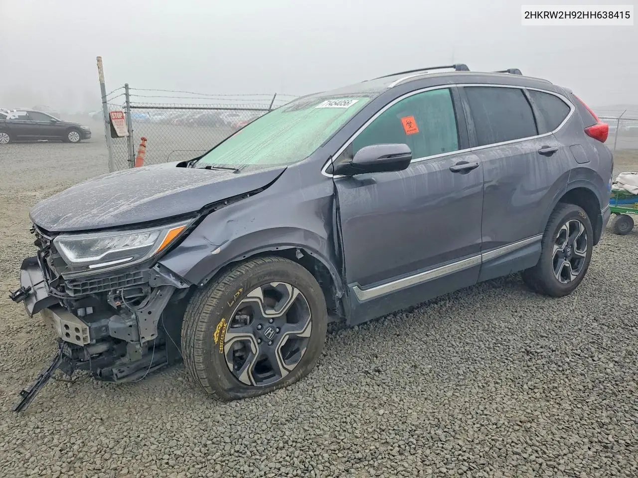 HONDA CR-V 2017, VIN 2HKRW2H92HH638415